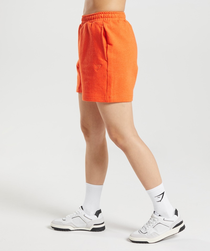 Gymshark Rest Day Pots Shorts Blaze Orange Marl