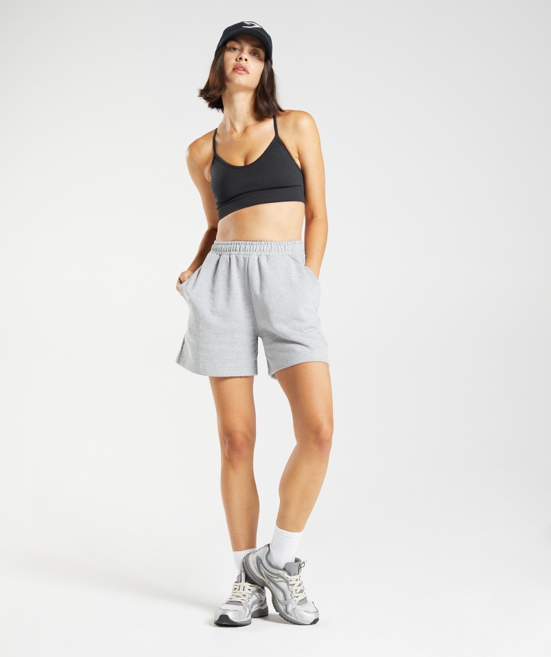 Gymshark Rest Day Pots Short Grey Core Marl