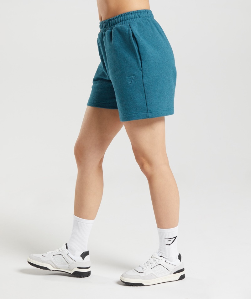 Gymshark Rest Day Pots Shorts Steel Blue Marl