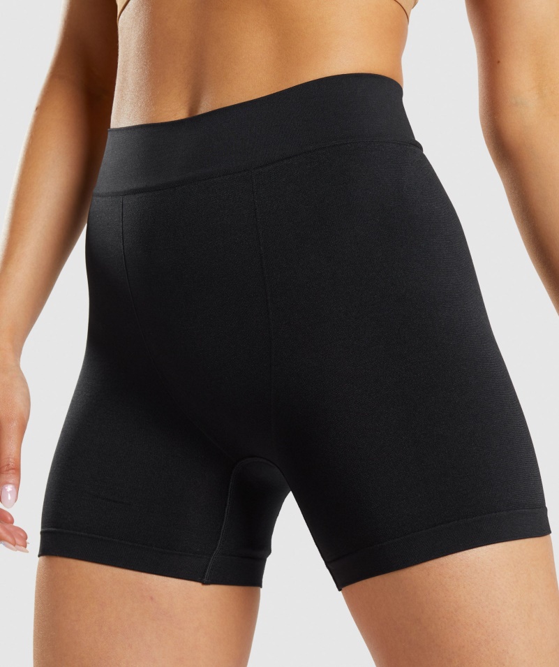 Bezšvové Boxerky Gymshark čierne