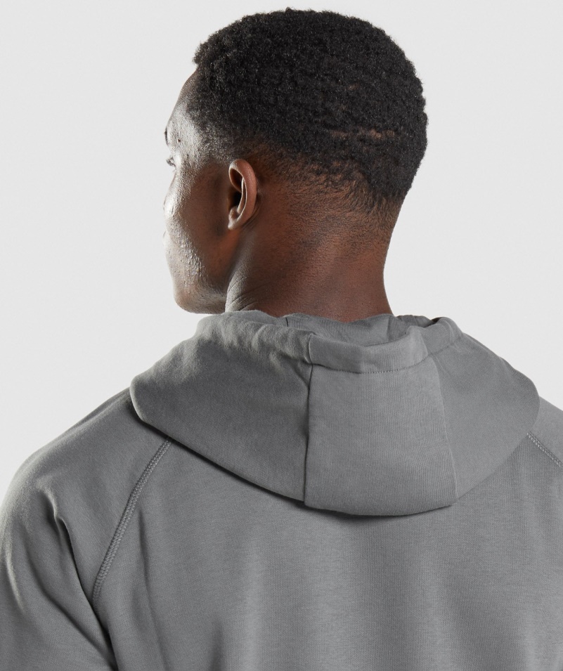 Gymshark Sharkhead Výplň Mikina S Kapucňou Drevené Uhlie