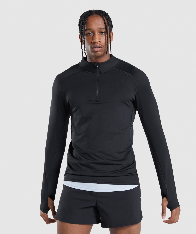 Gymshark Speed Evolve 1/4 Zips Black