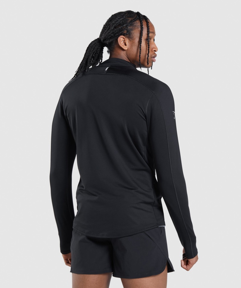 Gymshark Speed Evolve 1/4 Zips Black
