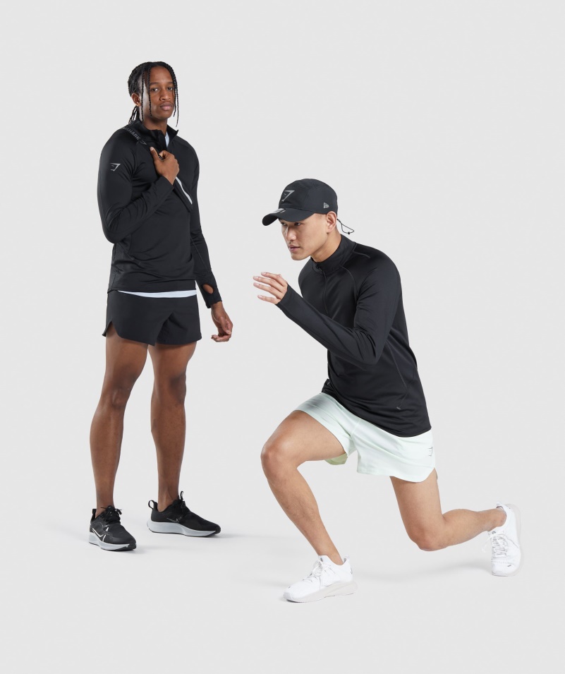 Gymshark Speed Evolve 1/4 Zips Black