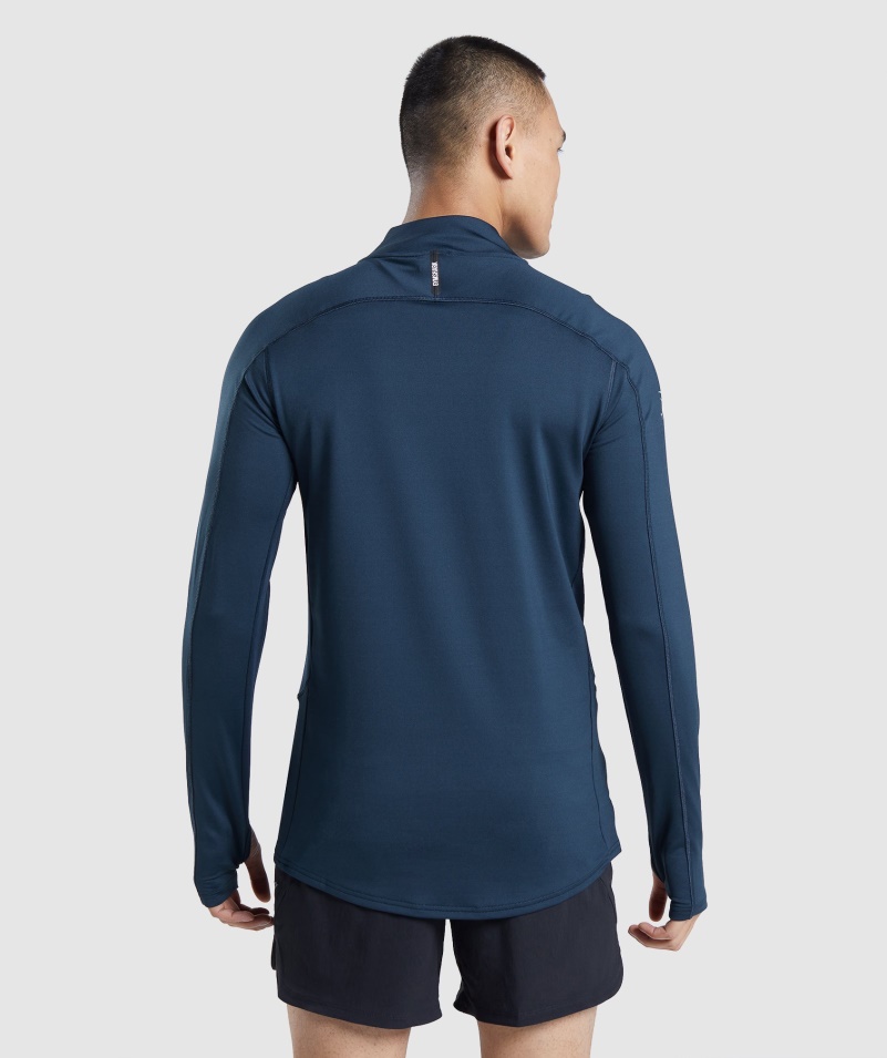 Gymshark Speed Evolve 1/4 Zips Navy