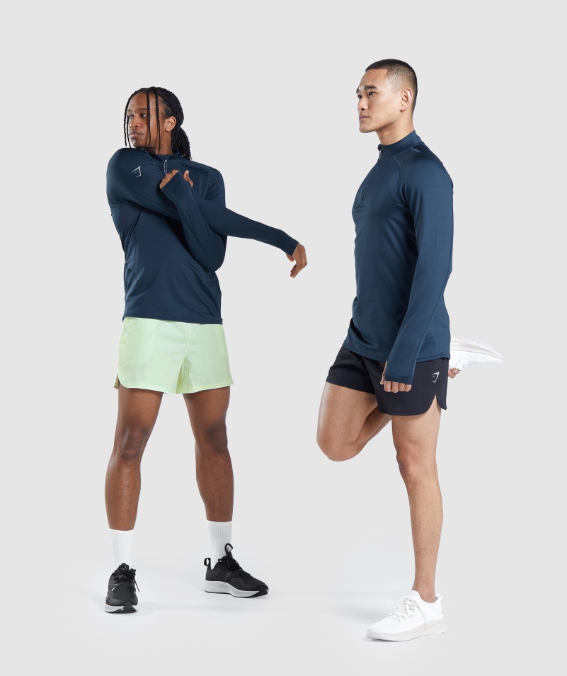 Gymshark Speed Evolve 1/4 Zips Navy