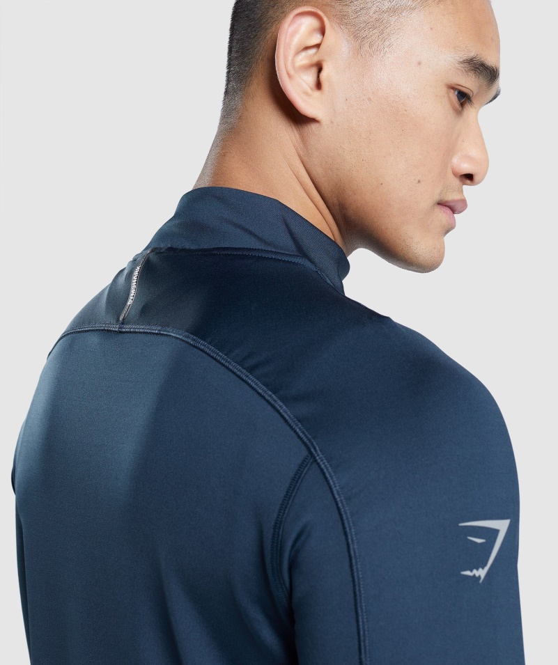 Gymshark Speed Evolve 1/4 Zips Navy