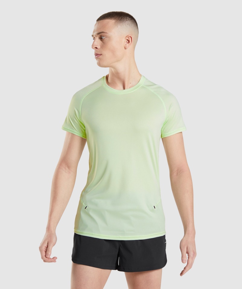 Tričko Gymshark Speed Evolve Uhorka Zelená