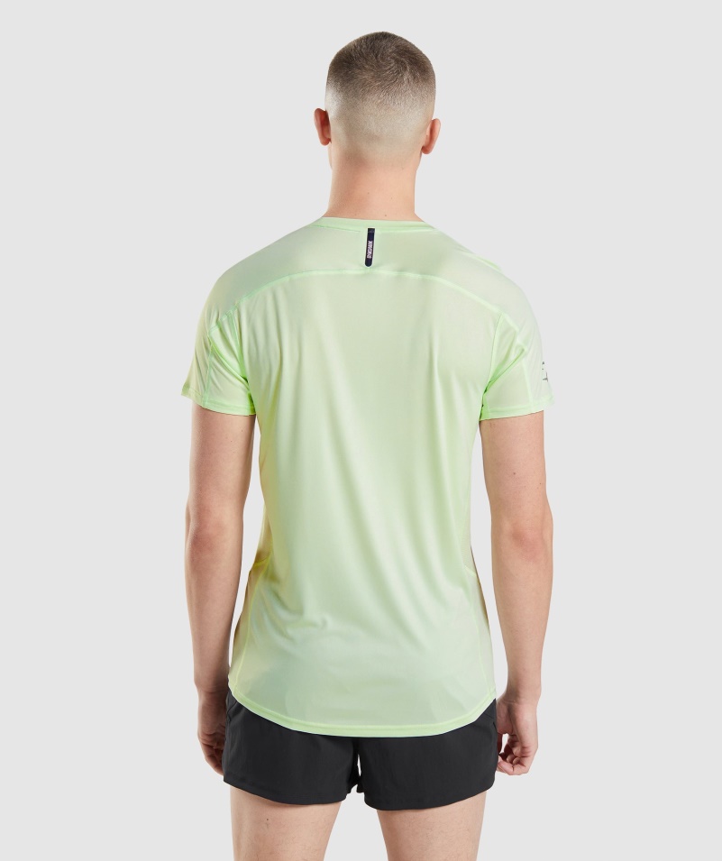 Tričko Gymshark Speed Evolve Uhorka Zelená