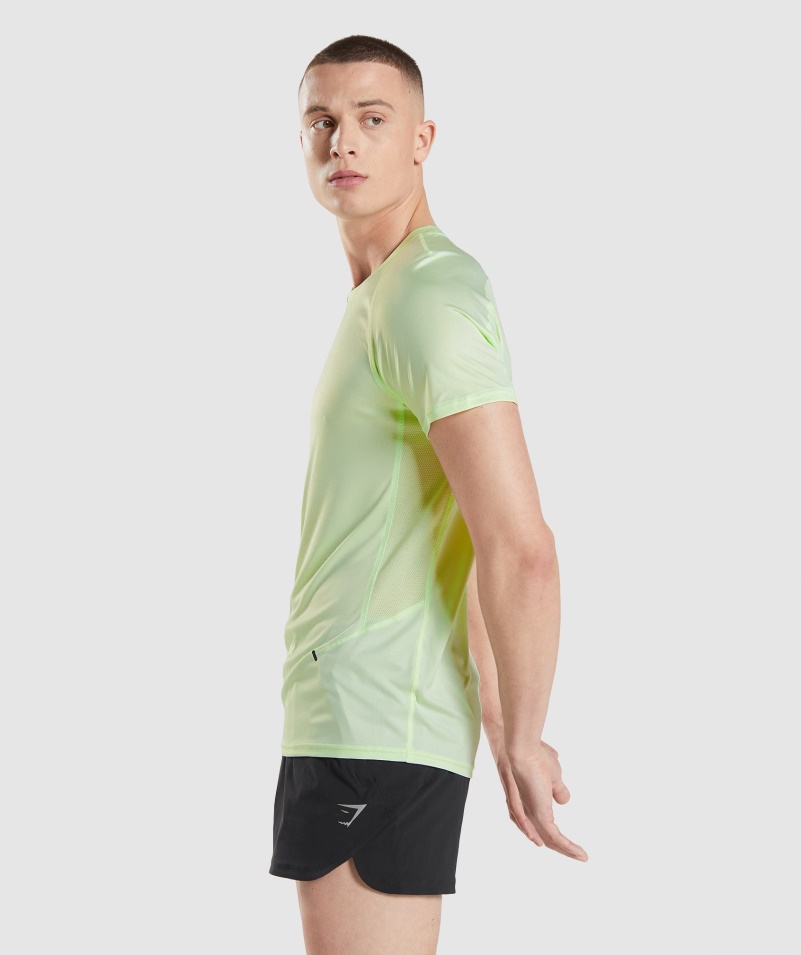 Tričko Gymshark Speed Evolve Uhorka Zelená