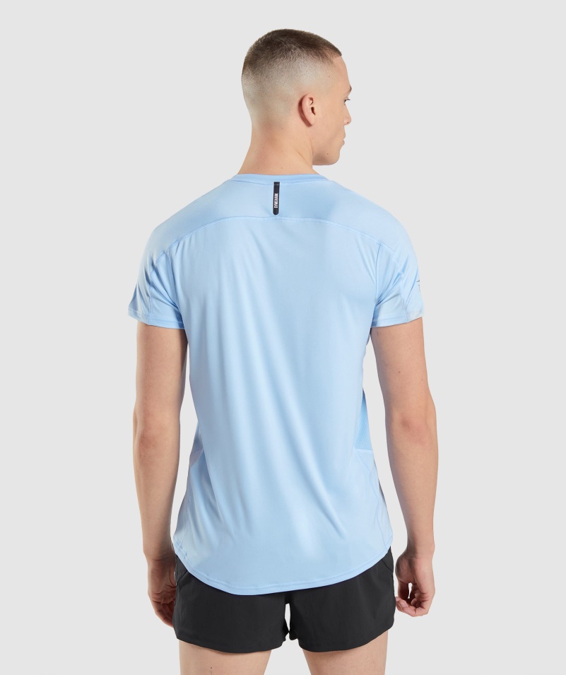Gymshark Speed Evolve Tričko Moonstone Blue