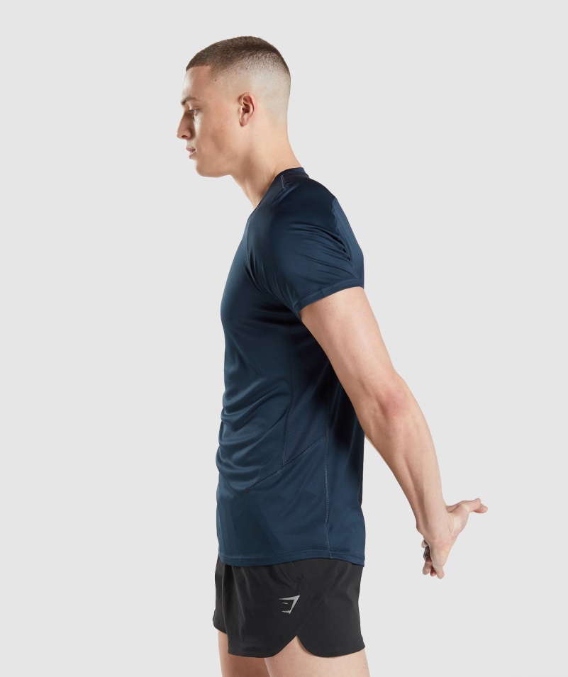 Námornícke Tričko Gymshark Speed Evolve