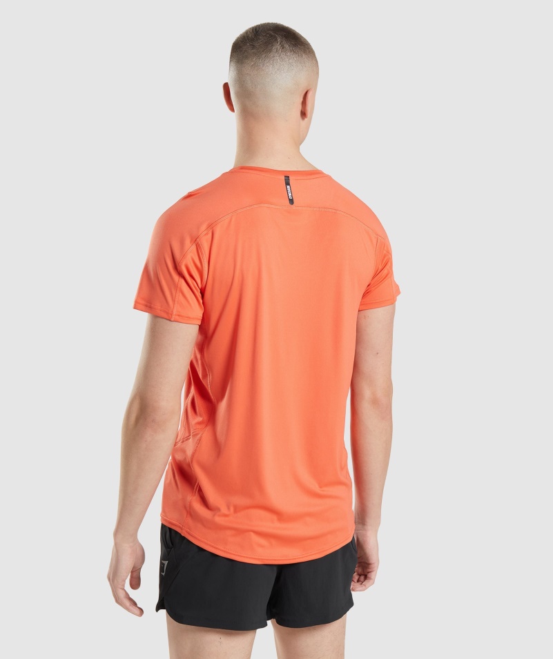 Gymshark Speed Evolve Tričko Papaya Oranžové