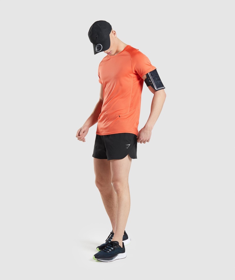 Gymshark Speed Evolve Tričko Papaya Oranžové