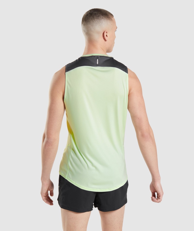 Gymshark Speed Evolve Tank Uhorka Zelená