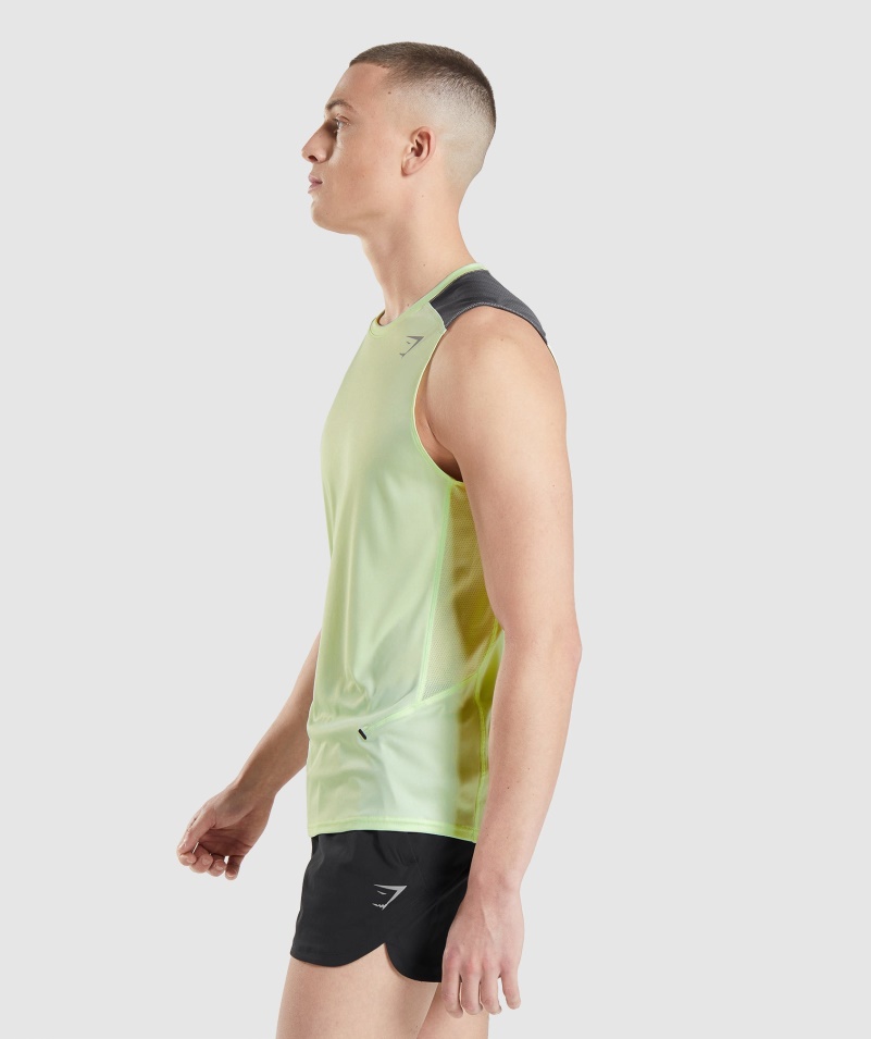 Gymshark Speed Evolve Tank Uhorka Zelená