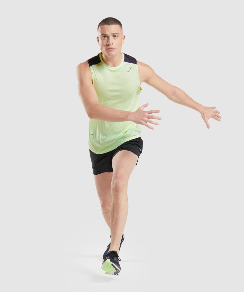 Gymshark Speed Evolve Tank Uhorka Zelená