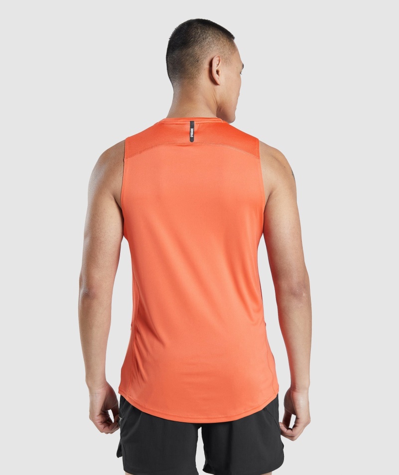 Gymshark Speed Evolve Tank Papája Oranžová