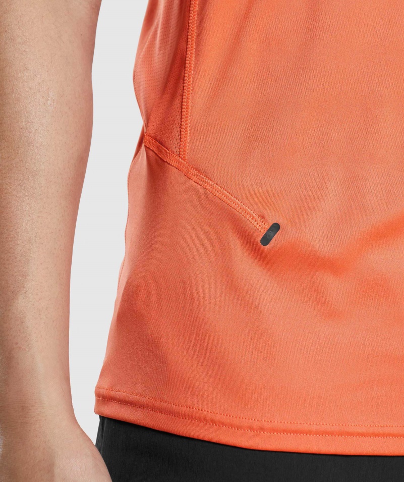 Gymshark Speed Evolve Tank Papája Oranžová