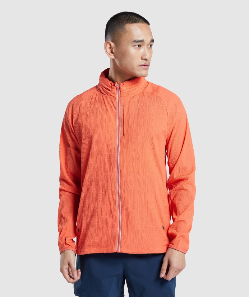 Gymshark Speed Evolve Vetrovka Papaya Oranžová