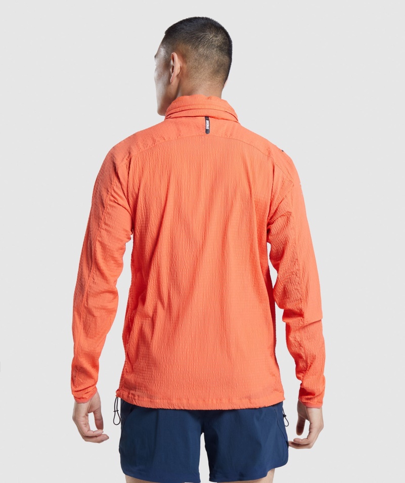 Gymshark Speed Evolve Vetrovka Papaya Oranžová