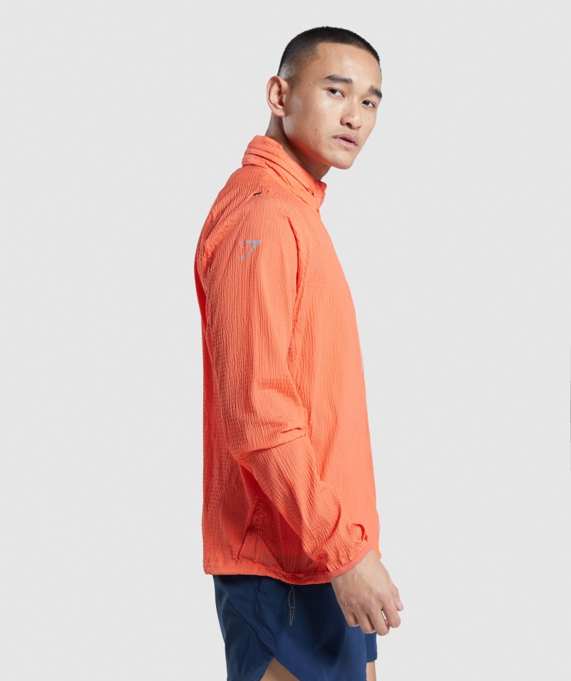 Gymshark Speed Evolve Vetrovka Papaya Oranžová