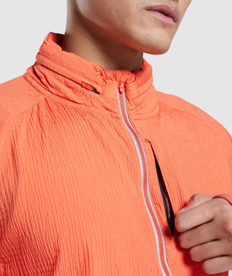 Gymshark Speed Evolve Vetrovka Papaya Oranžová