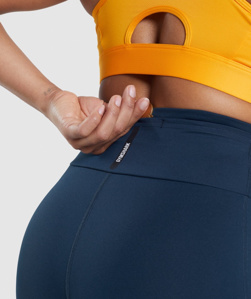 Gymshark Speed Leggings Námornícke