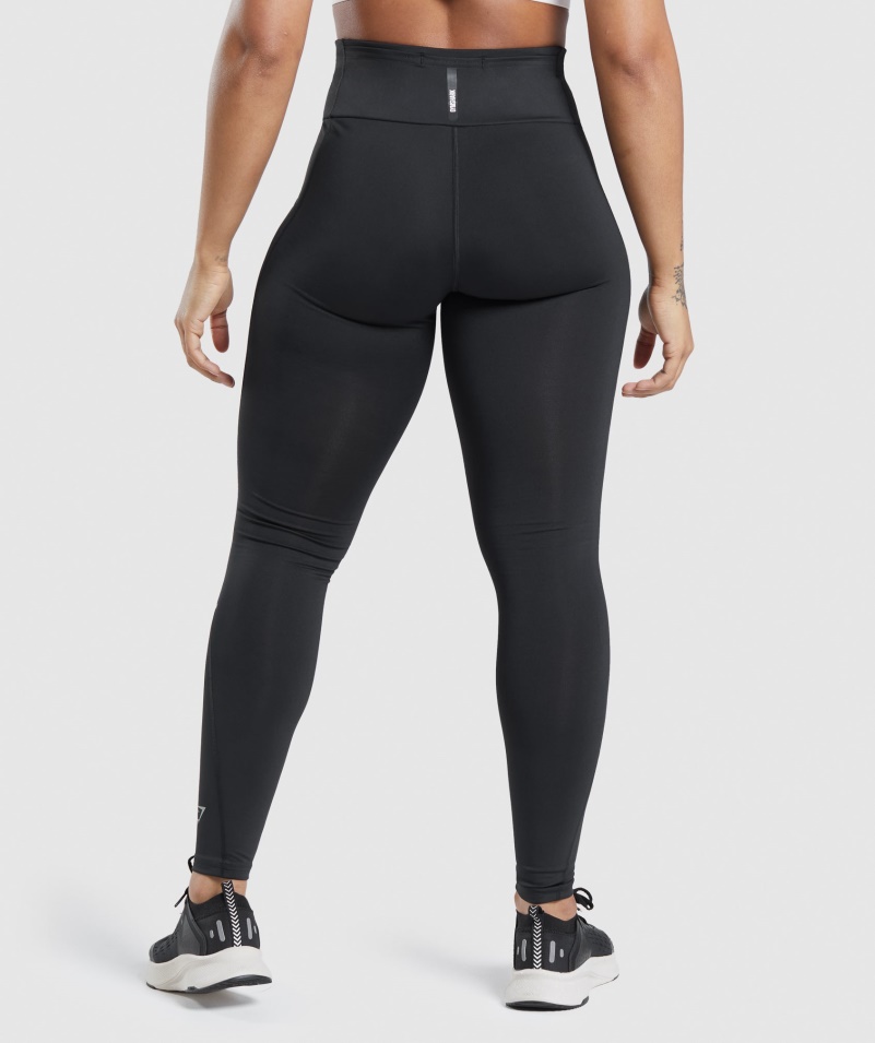 Gymshark Speed Legíny Dámske čierne