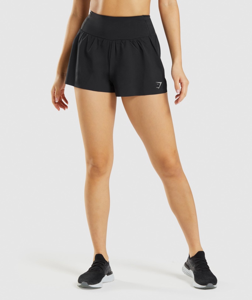 Gymshark Speed šortky čierne