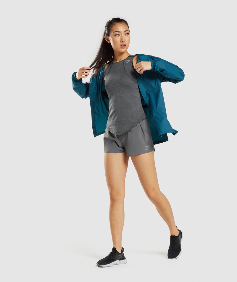 Gymshark Speed šortky šedé