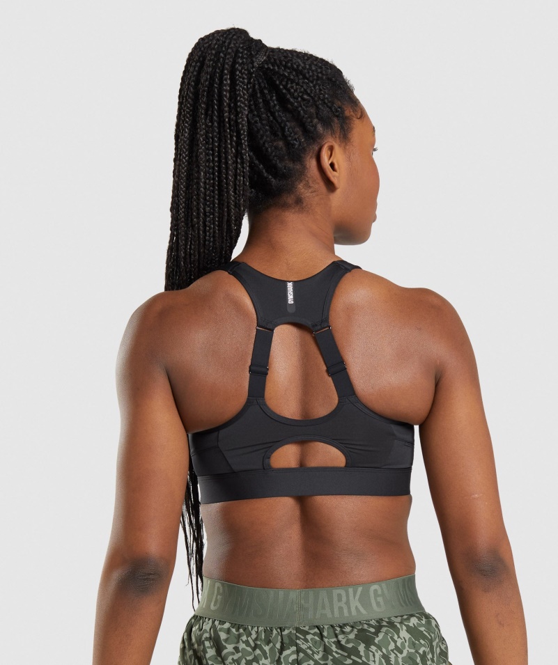 Gymshark Speed športová Podprsenka čierna