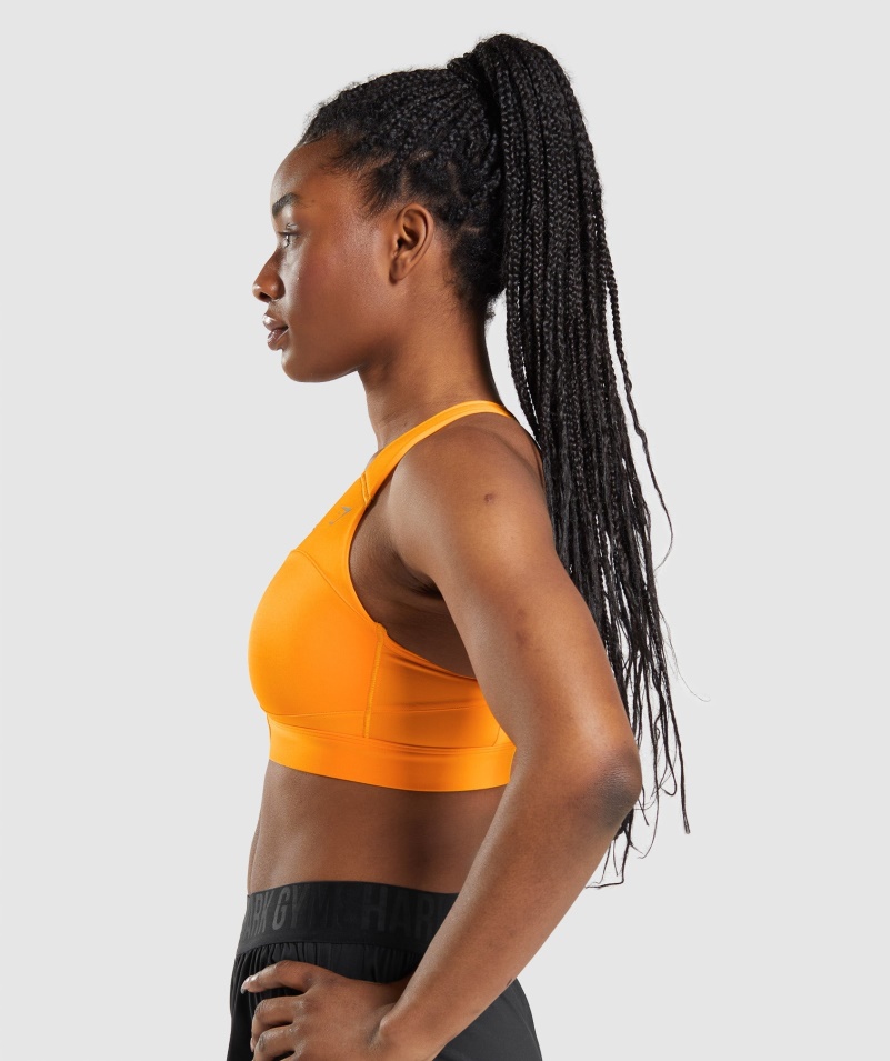 Gymshark Speed Sports Podprsenka Horizont Orange