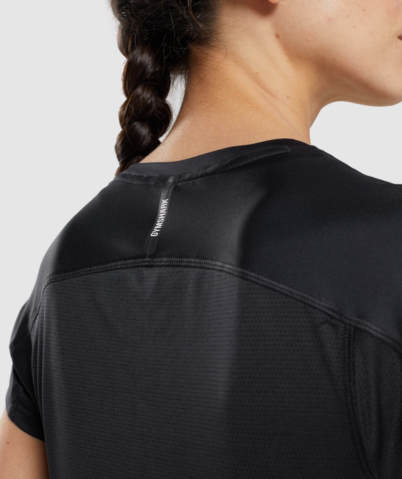 Gymshark Speed Tričko čierne