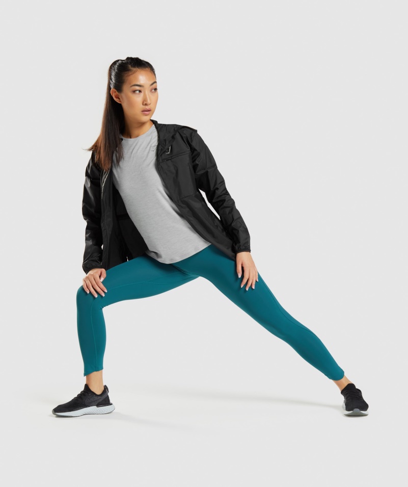Gymshark Speed Vetrovka čierna