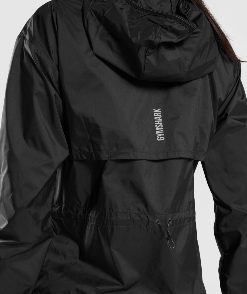 Gymshark Speed Vetrovka čierna