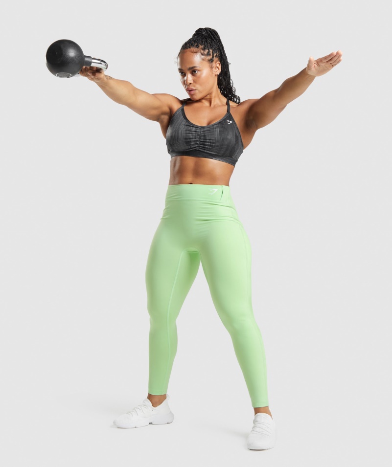 Gymshark športové Legíny Bali Zelené