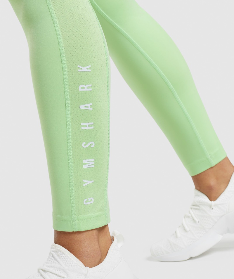 Gymshark športové Legíny Bali Zelené