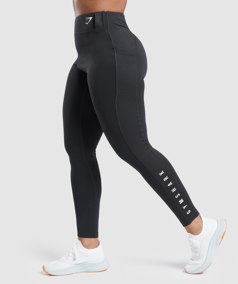 športové Legíny Gymshark čierne