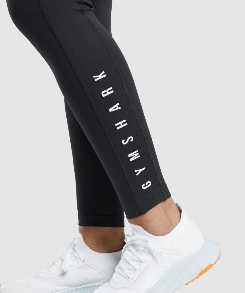 športové Legíny Gymshark čierne