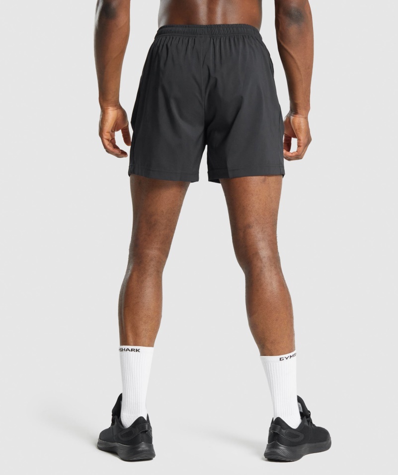 športové šortky Gymshark čierne