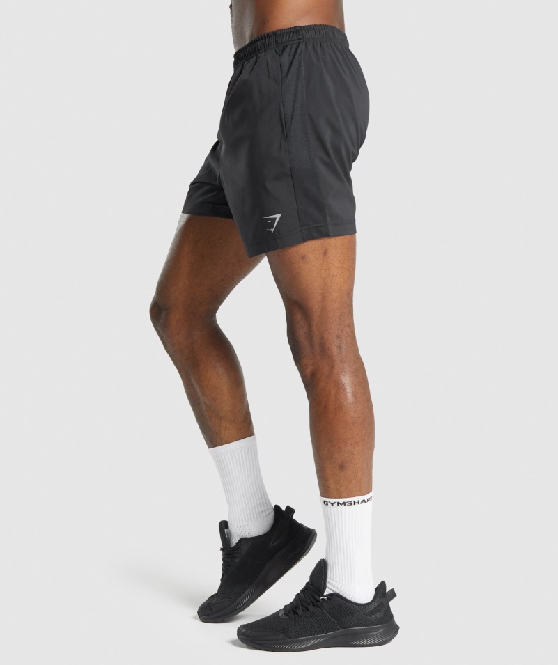 športové šortky Gymshark čierne