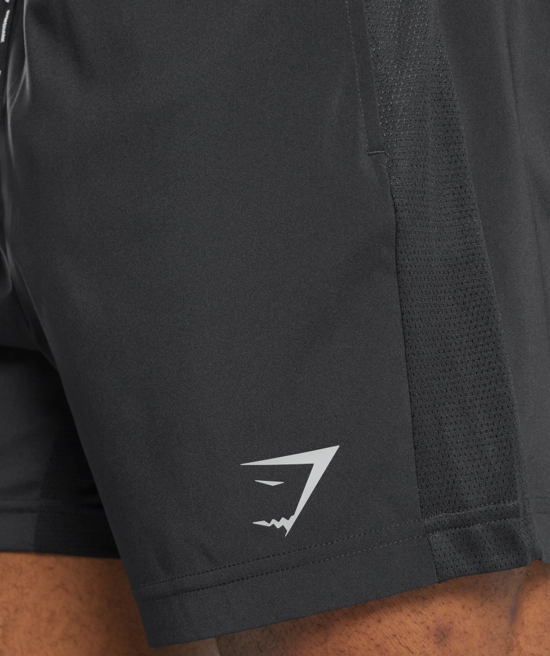 športové šortky Gymshark čierne
