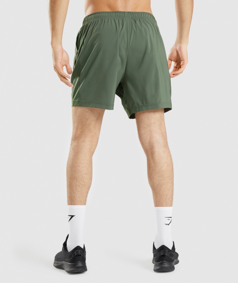 športové šortky Gymshark Zelené