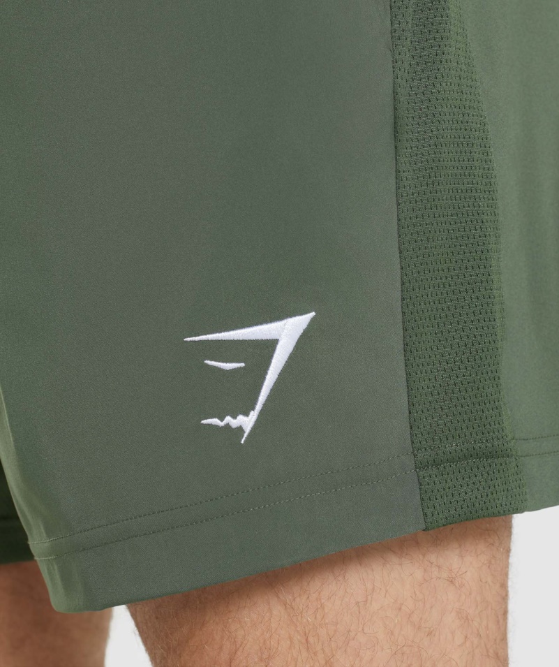 športové šortky Gymshark Zelené