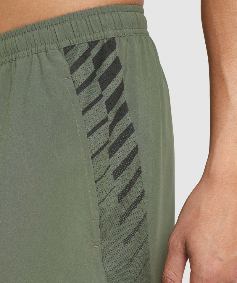 Gymshark športové Pruhované 7