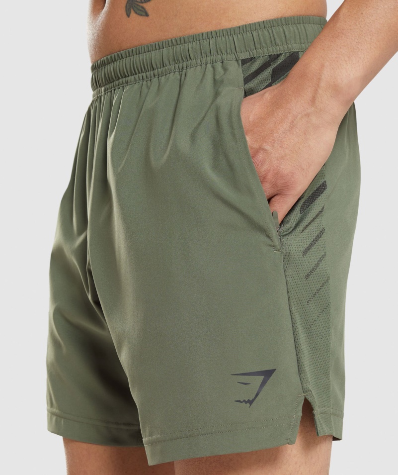 Gymshark športové Pruhované 7