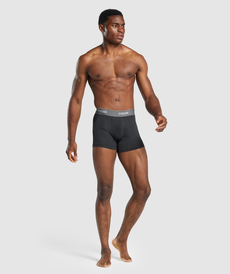 Gymshark Sports Tech Boxerky 2pk čierne
