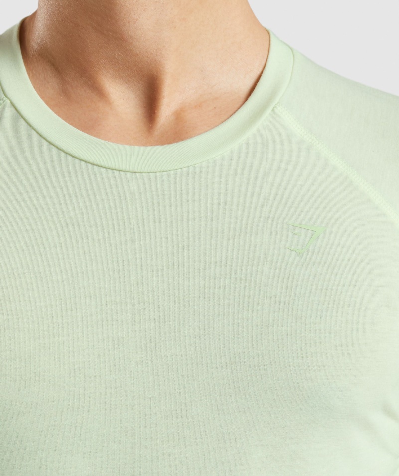 Gymshark Studio Amplifikovať Tričko Uhorka Zelená