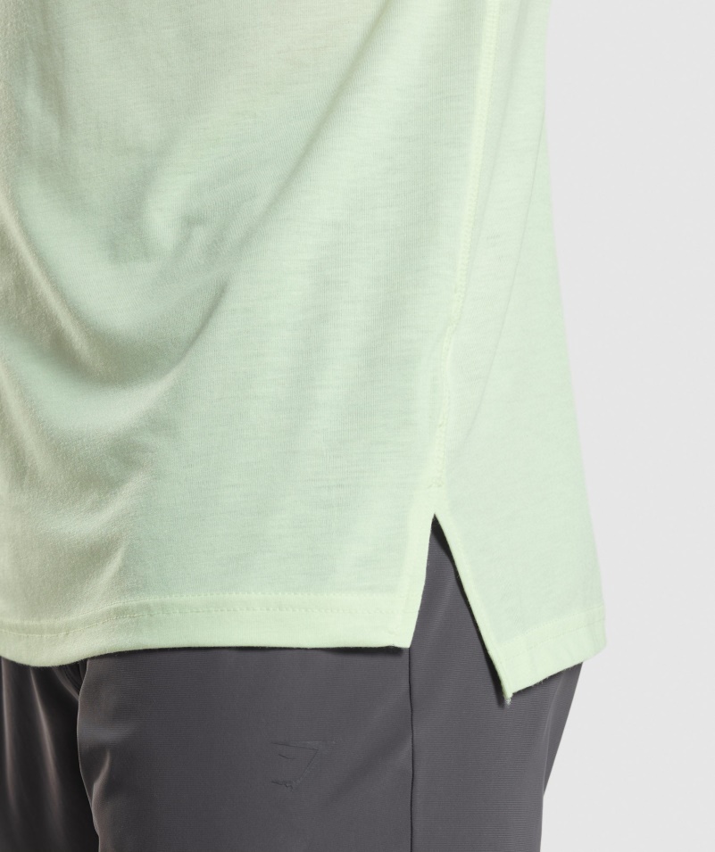 Gymshark Studio Amplifikovať Tričko Uhorka Zelená